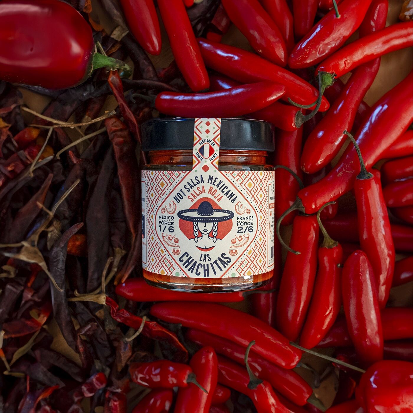 Salsa Roja – intense & generous (very spicy) – 180g — (while supplies last)