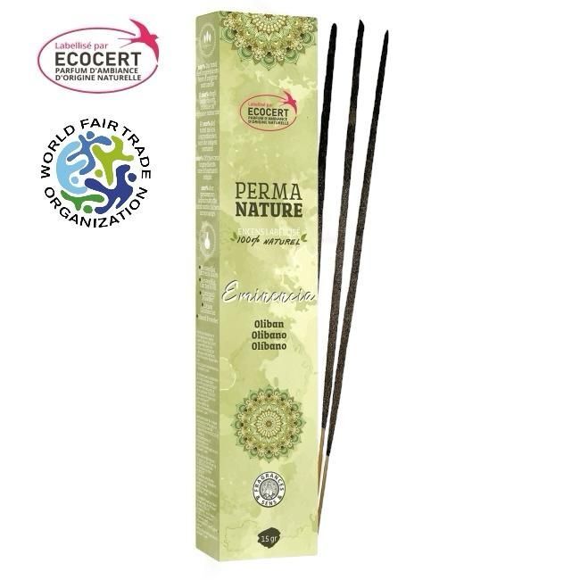 Perma Nature Eminencia Oliban Labellisé Ecocert et Commerce Equitable Mondial 15g