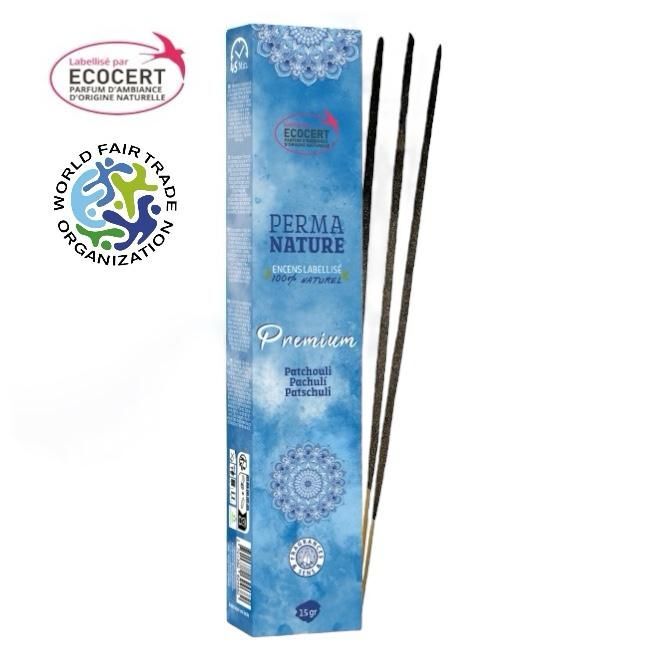 Patchouli Premium Perma Nature Labellisé © Ecocert-Commerce Équitable 15 g