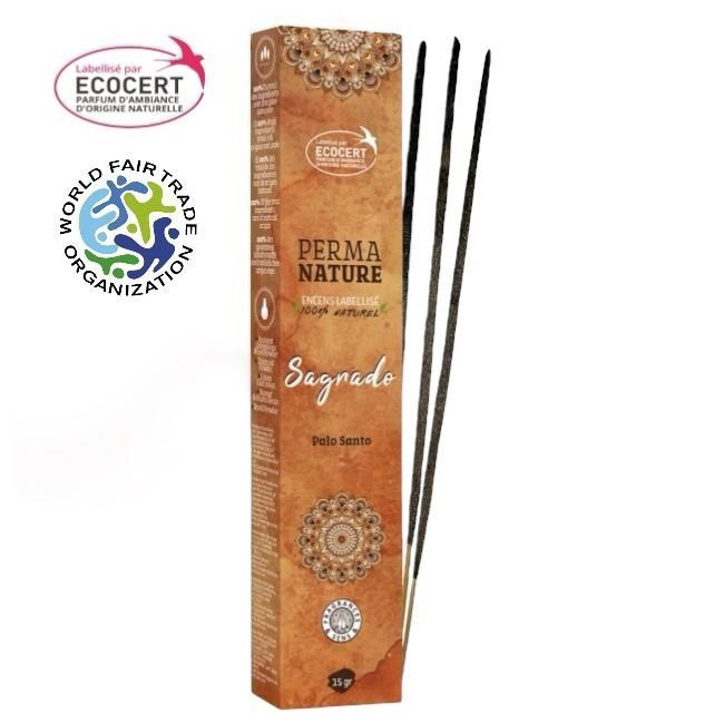 Perma Nature Sagrado Palo Santo Labellisé Ecocert-Commerce Equitable 15g