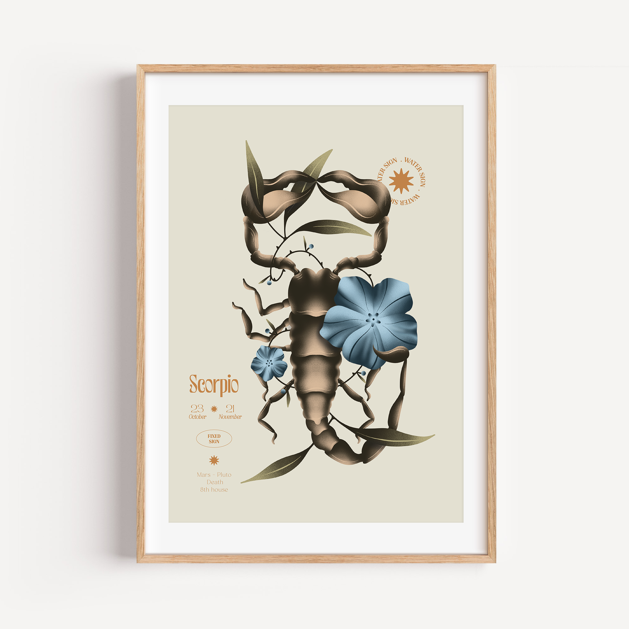 Buy wholesale Scorpio astrological sign — Fine art edition - 21 x