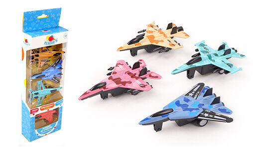Lot De 2 Mini Voitures Flypop's – Métal 1/64 – 6,5 Cm – Roues Libres – Couleurs Assorties – Cadeau Enfant 3+
