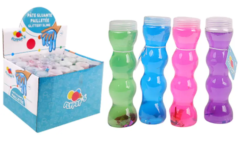 FLYPOP’S Pot 1 Kg Slime – Couleur Aléatoire – Sensoriel, Doux, Non Collant – Dès 3 Ans – Cadeau Idéal