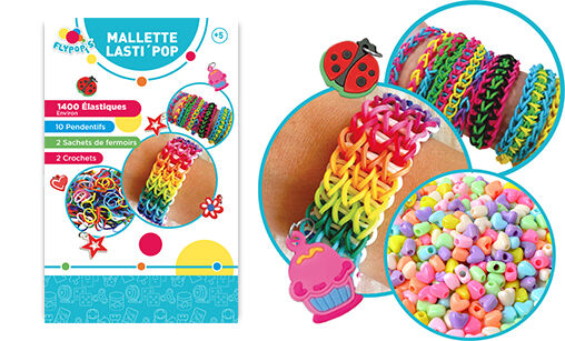 Flypop's Set De 10 Bagues Multicolores – Accessoire De Déguisement Et Bijou Enfant, Carnaval, Dès 3 Ans