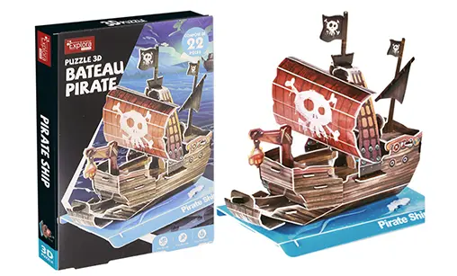 Puzzle 3D - Hollandais Volant Maquette Bateau | Puzzle 3D Adulte Et
