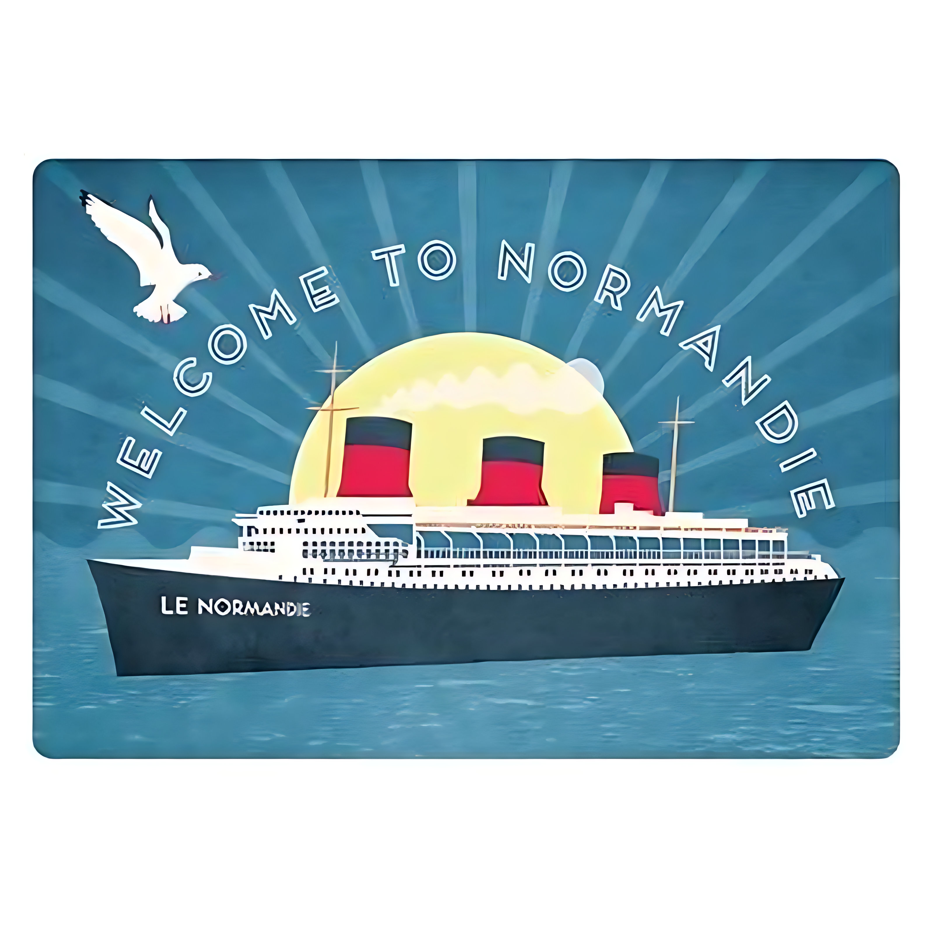 Platzset – Willkommen in der Normandie