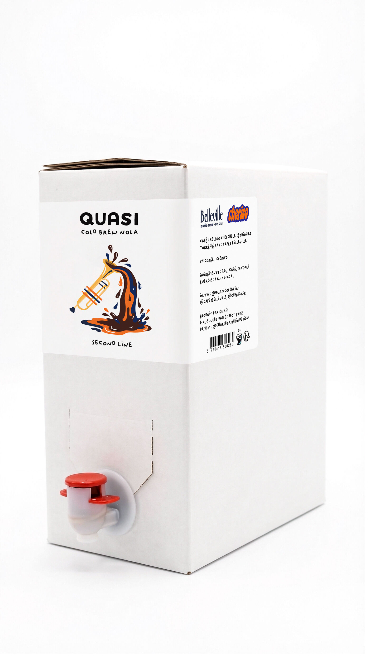 COLD BREW NOLA - QUASI "Second Line" - Cubi 3L