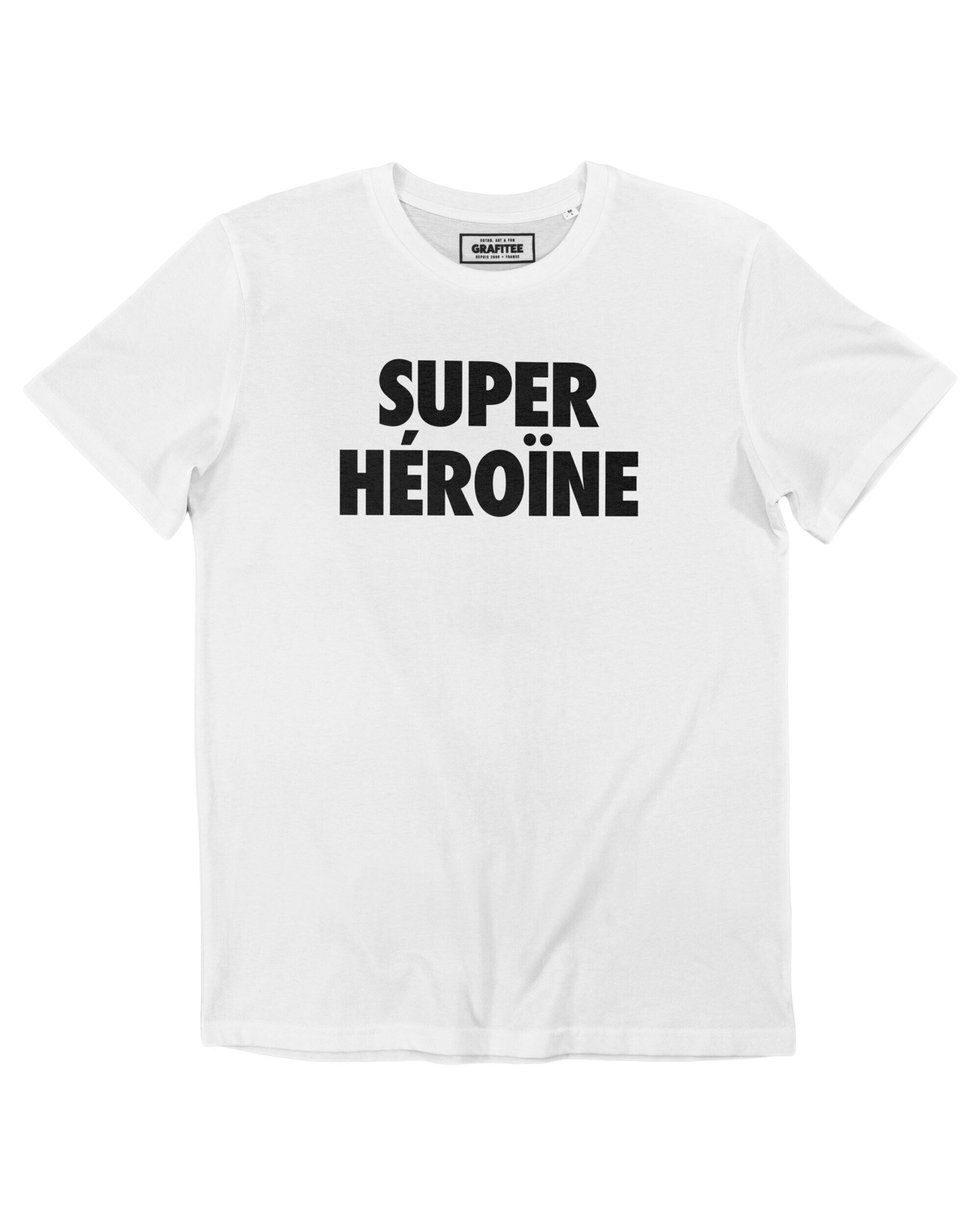 Camiseta de superheroína - Mamá superheroína orgánica