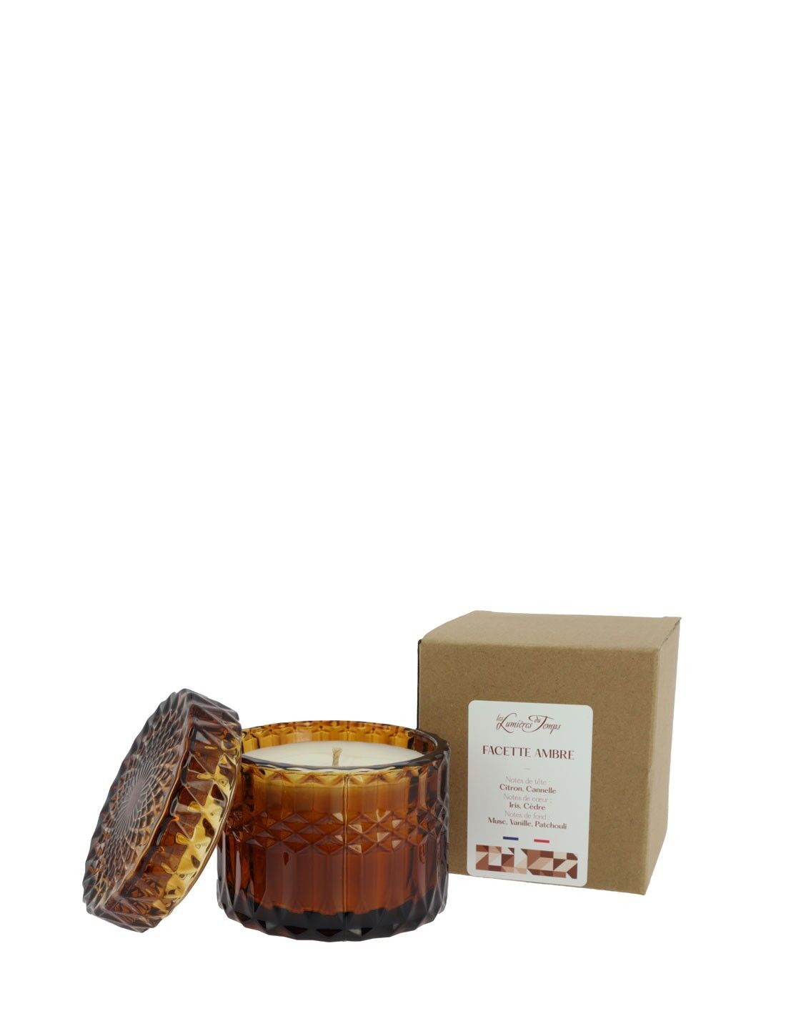 Facette Amber scented candle 220g