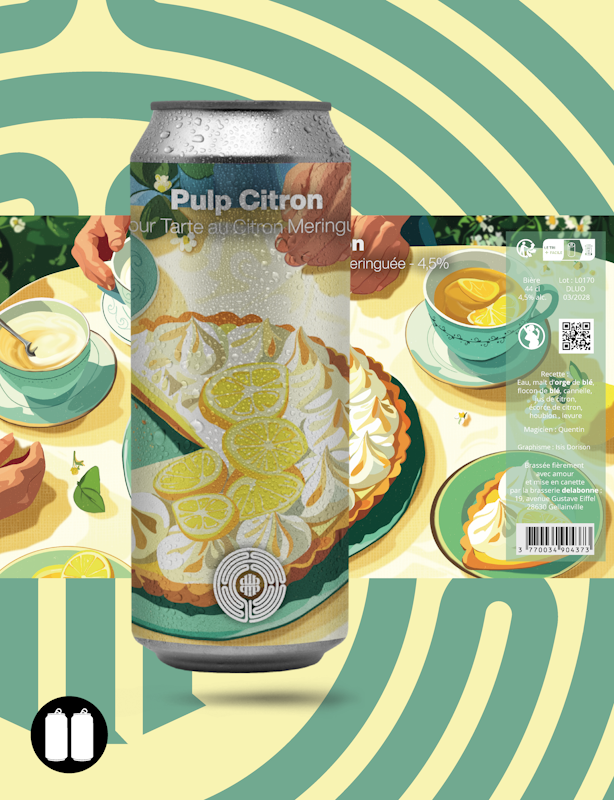 Pulp Citron - Pastry Sour Tarte au Citron Meringuée
