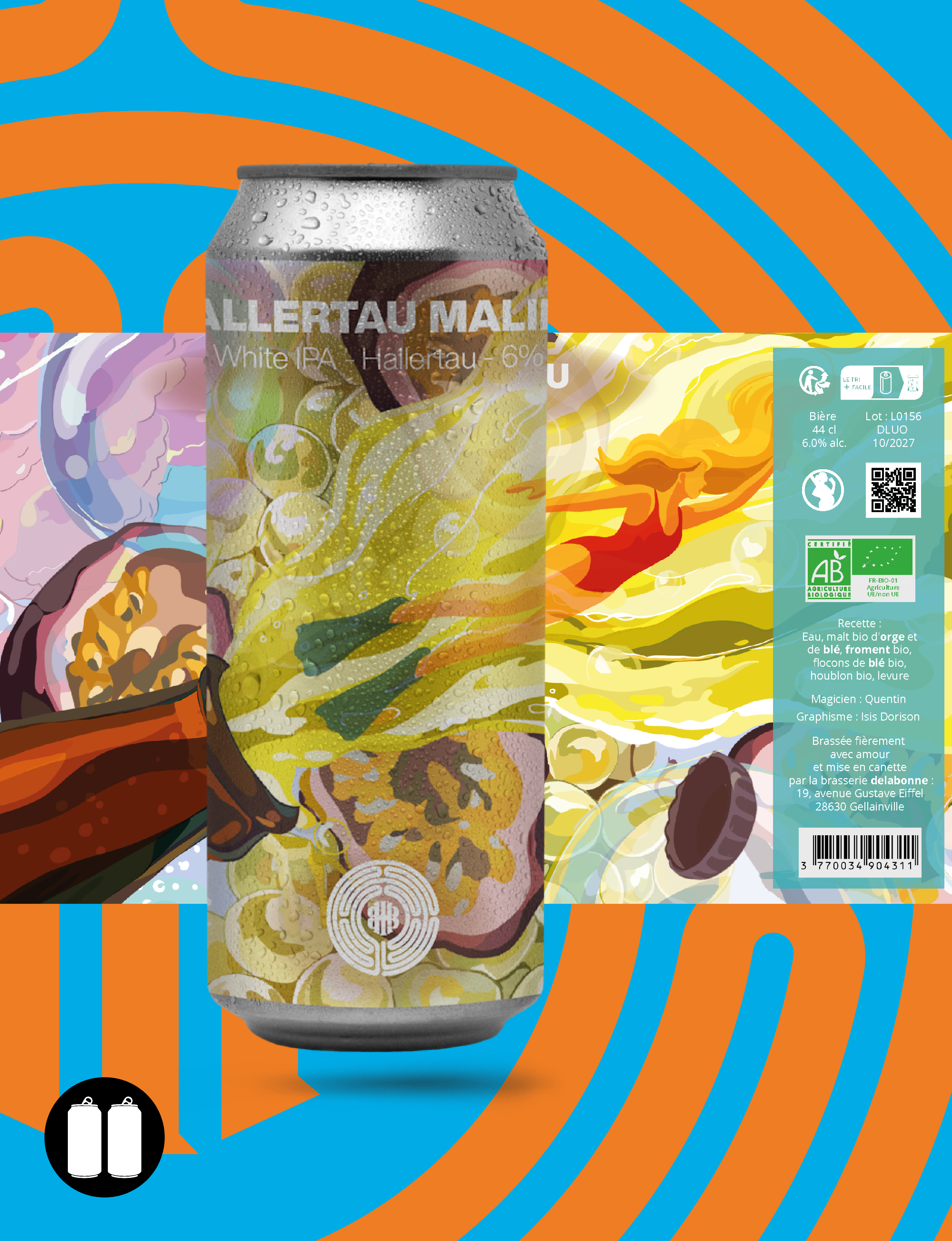 Hallertau Malibu - White IPA