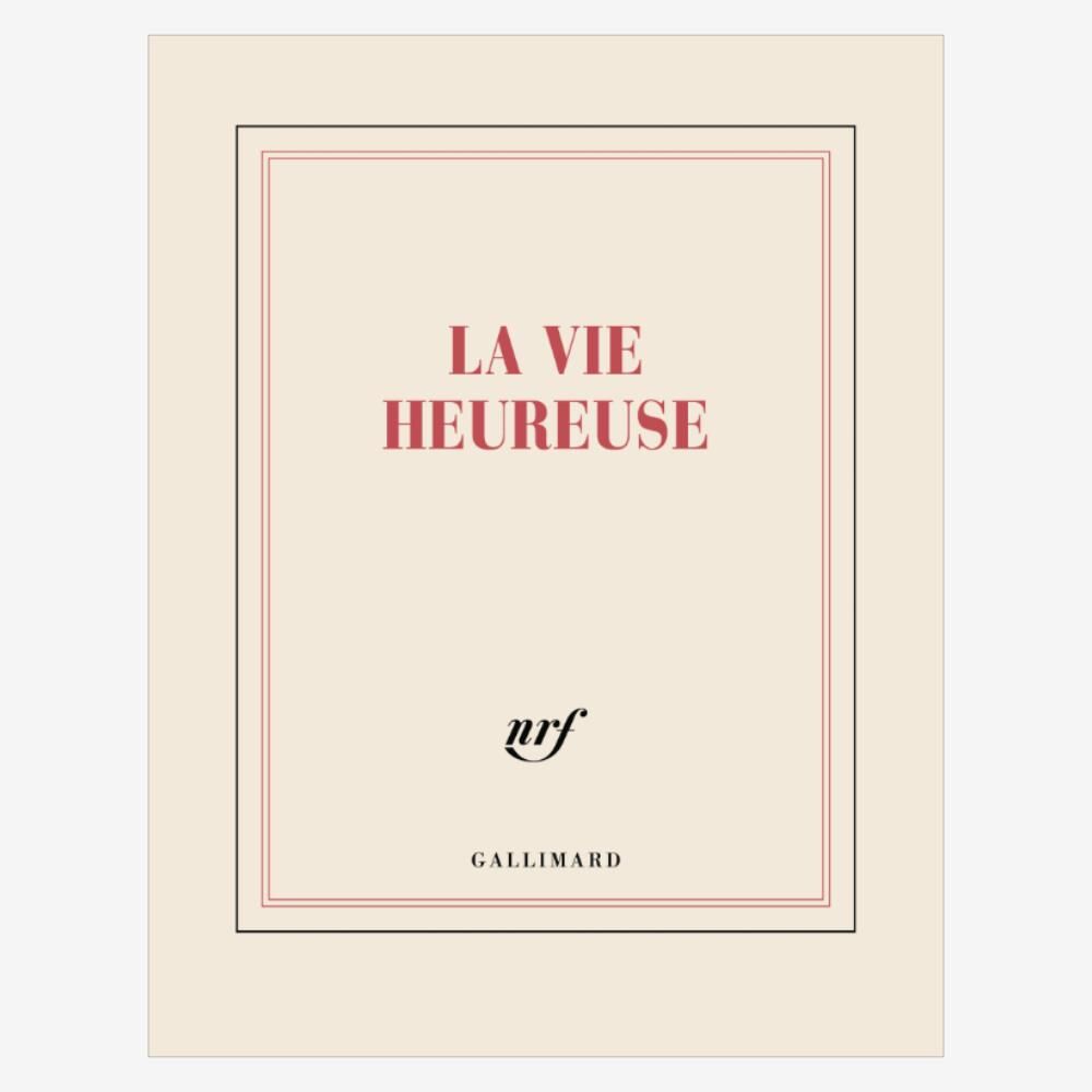 Square notebook "The Happy Life"