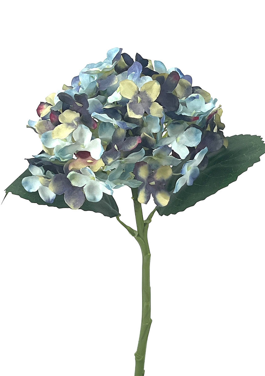 R.Hortensia Poliest.Azul, 38Cm(15Cm)