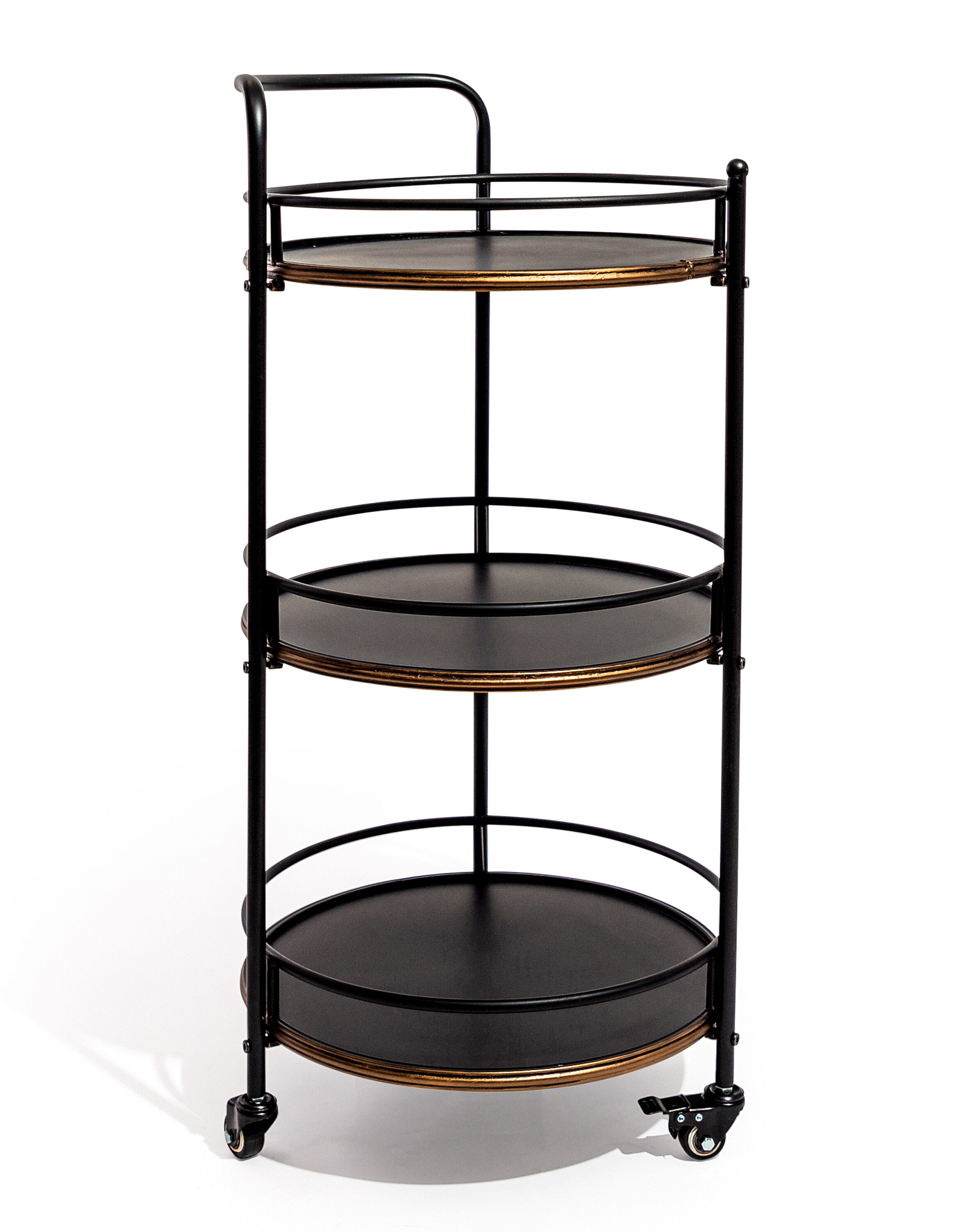 Antiqued Metal Drinks Trolley