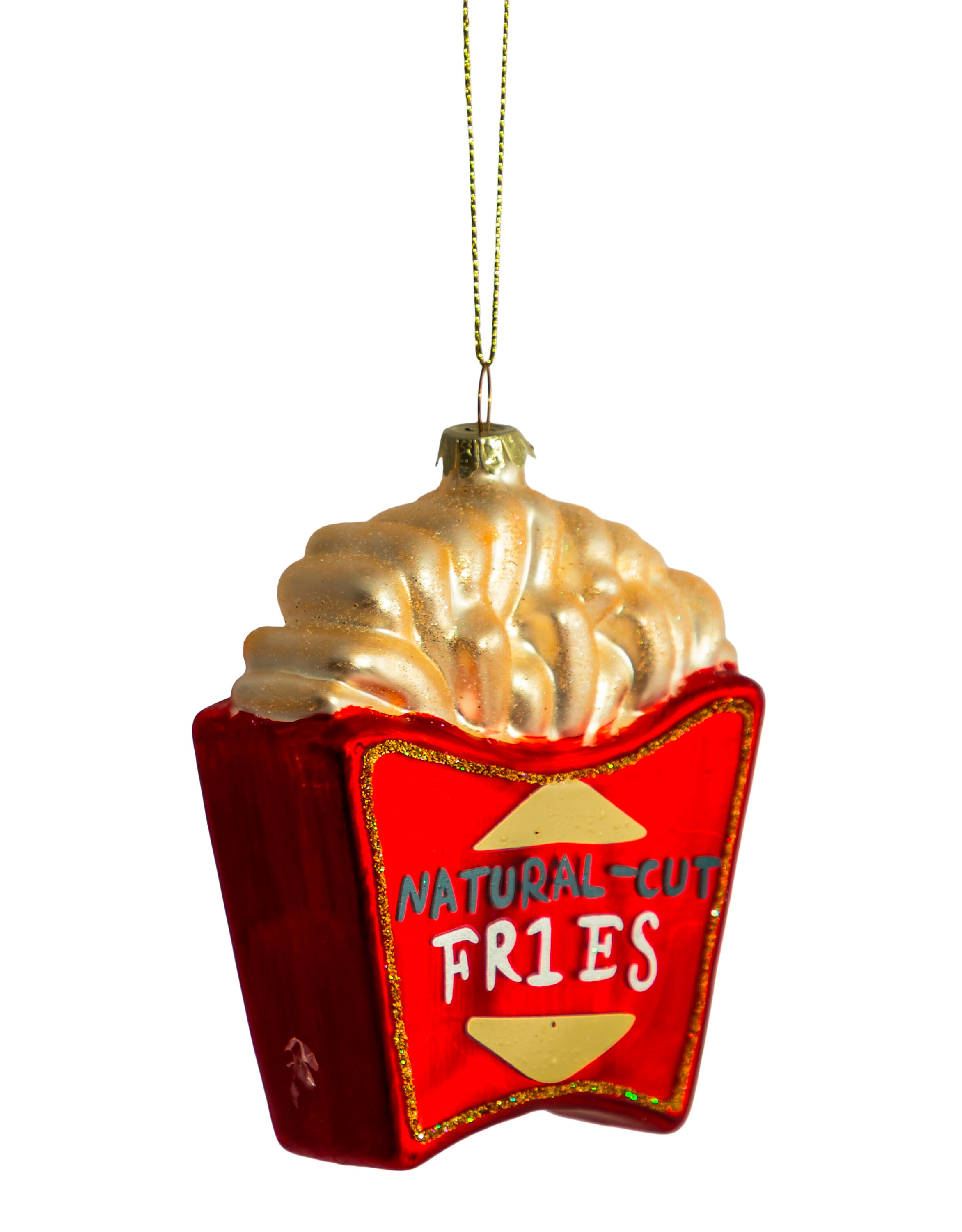 Fries / Chips Decorative Glass Hanging Ornament
