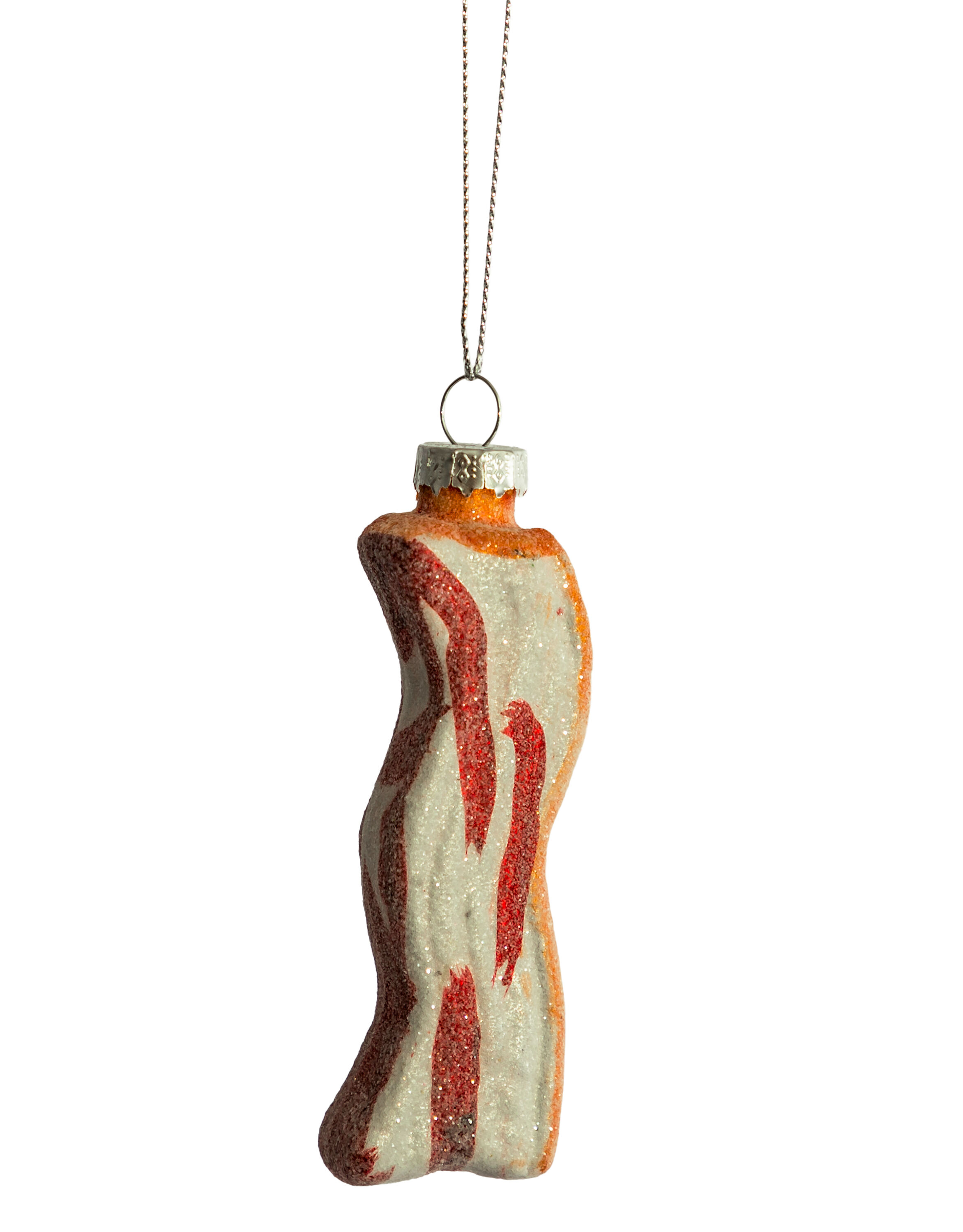 Bacon Rasher Decorative Glass Hanging Ornament
