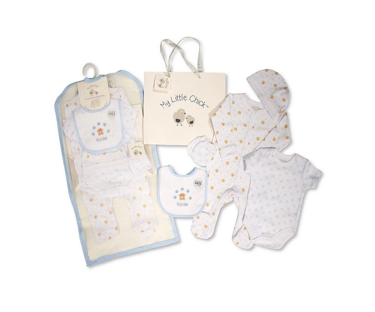 Baby Boys 5 pcs Layette Set - Hello Baby