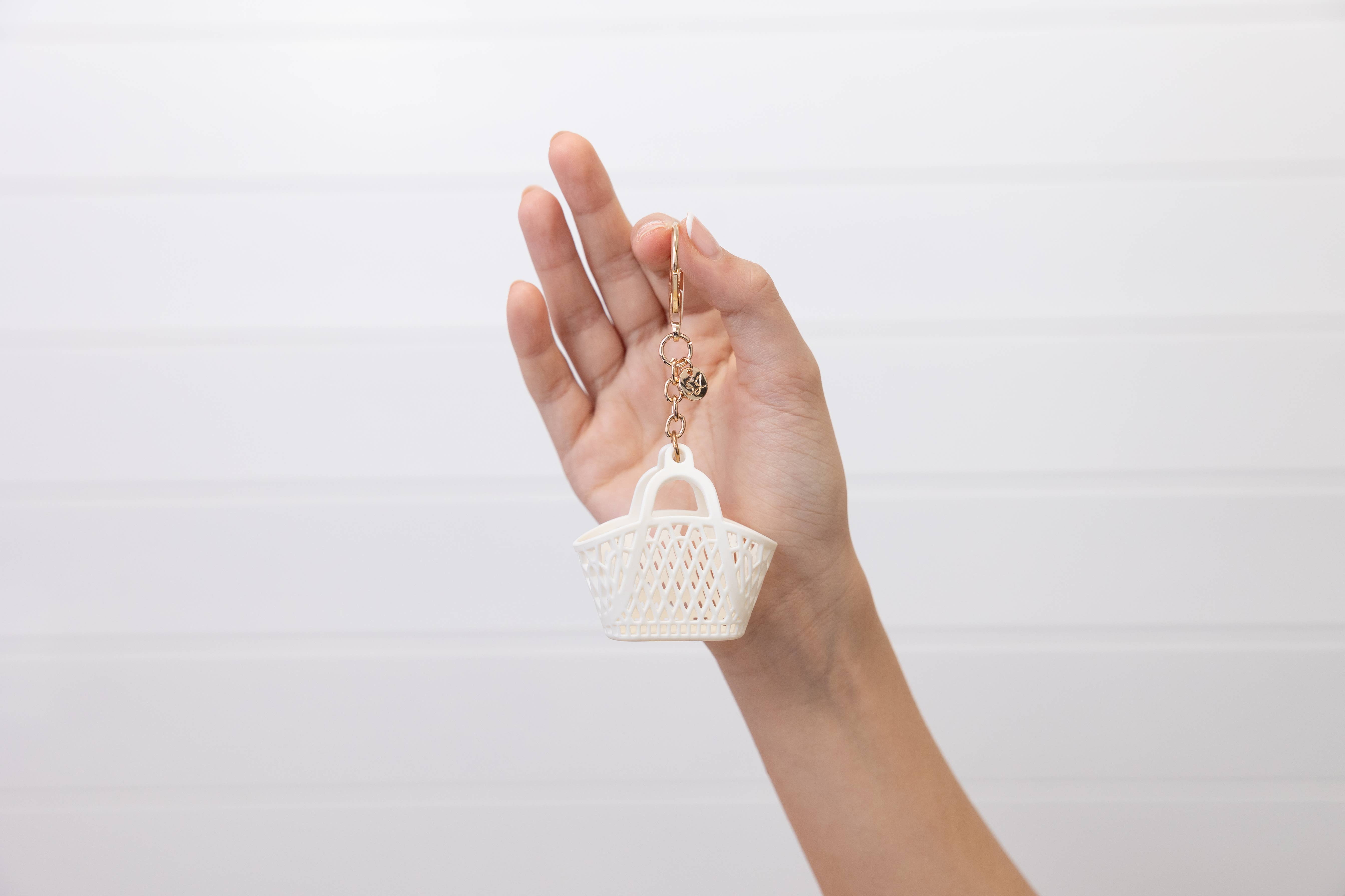 Llavero Itty Bitty para bolso - Betty - Crema