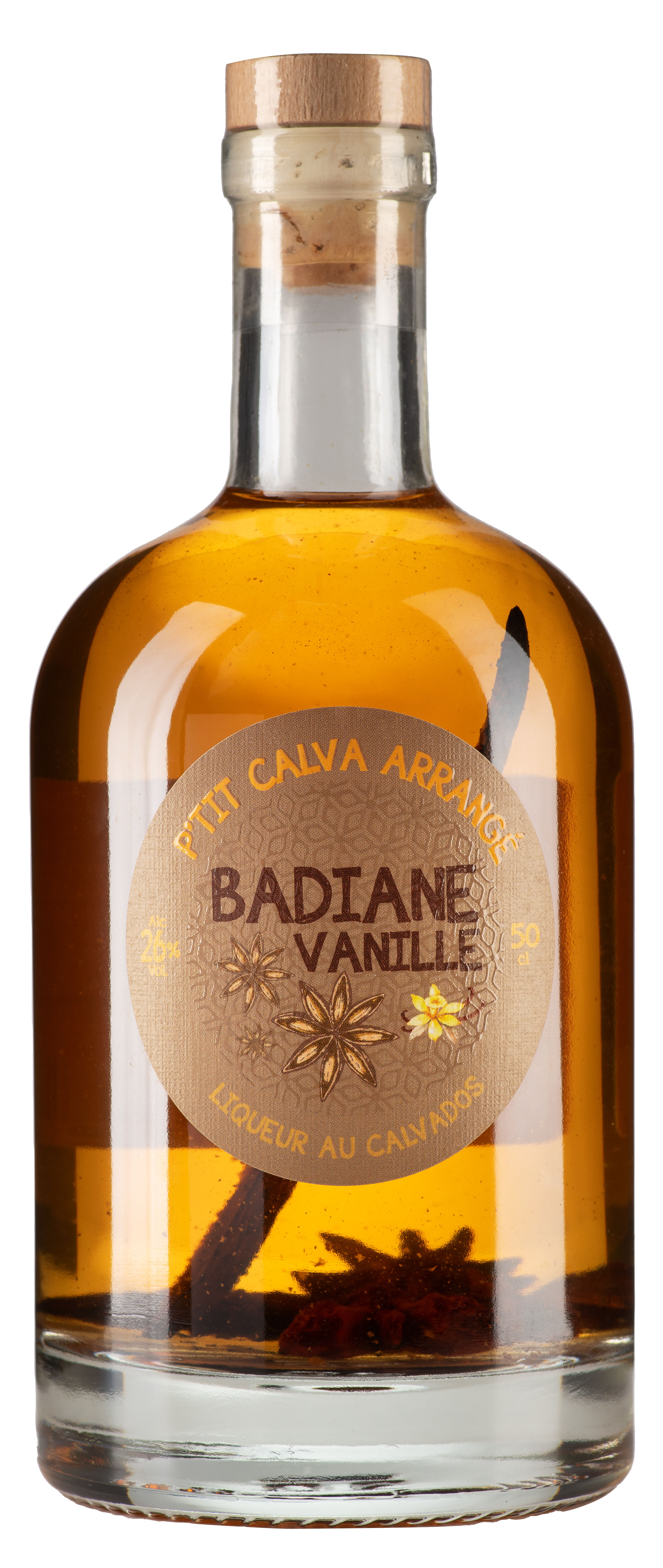 P'tit Calva Arrangé "Badiane & Vanille" 26% vol 50cl