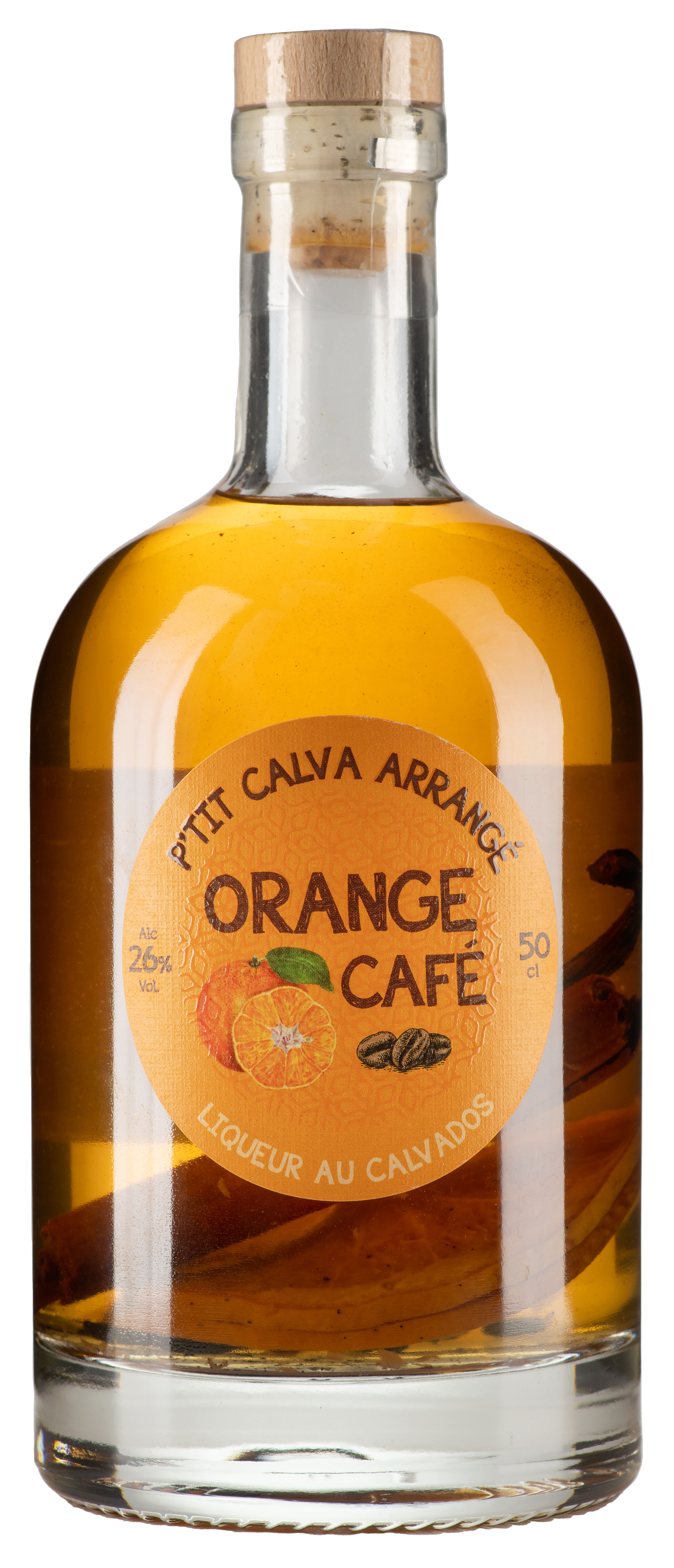 P'tit Calva Arrangé "44 - Orange & Coffee" 26% vol 50cl