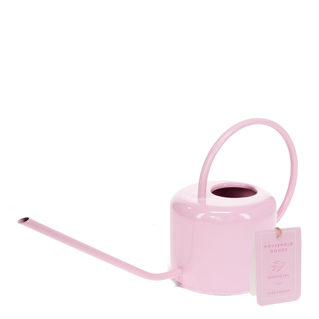 Metal watering can 1Ltr - Light pink