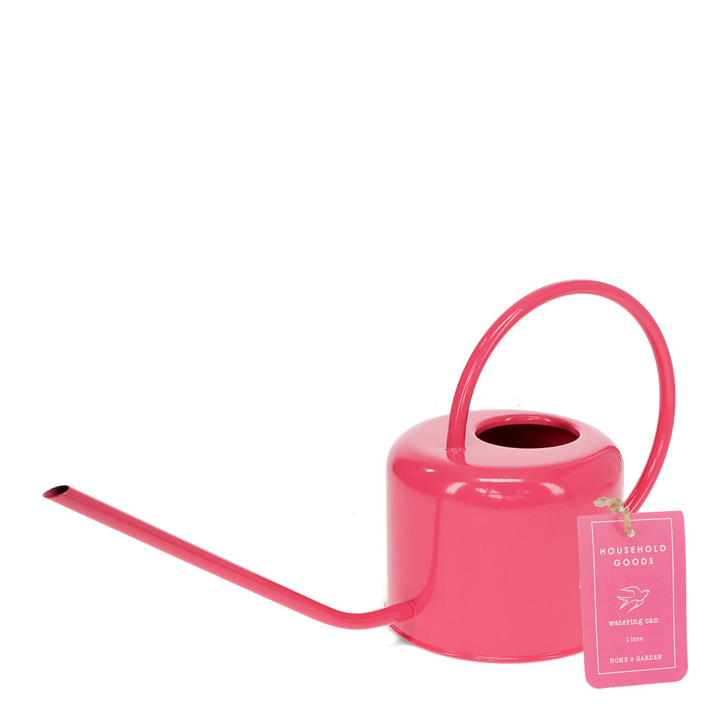 Metal watering can 1Ltr - Vibrant pink