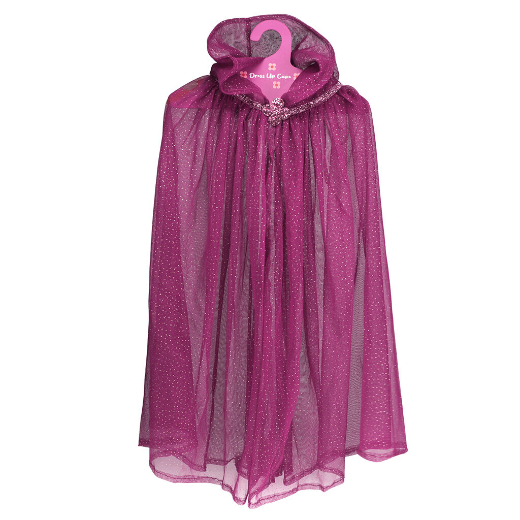 Cape pailletée pour enfant - Rose foncé