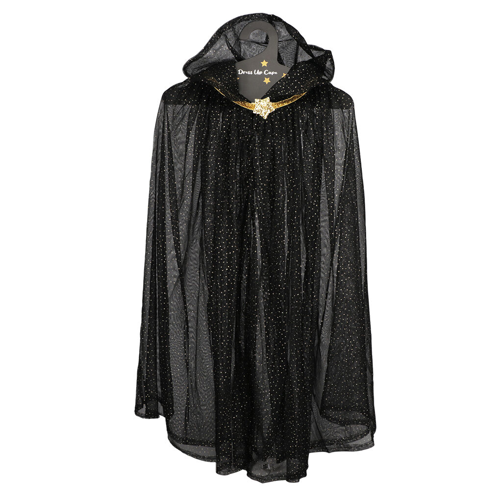 Cape pailletée pour enfant - Noir