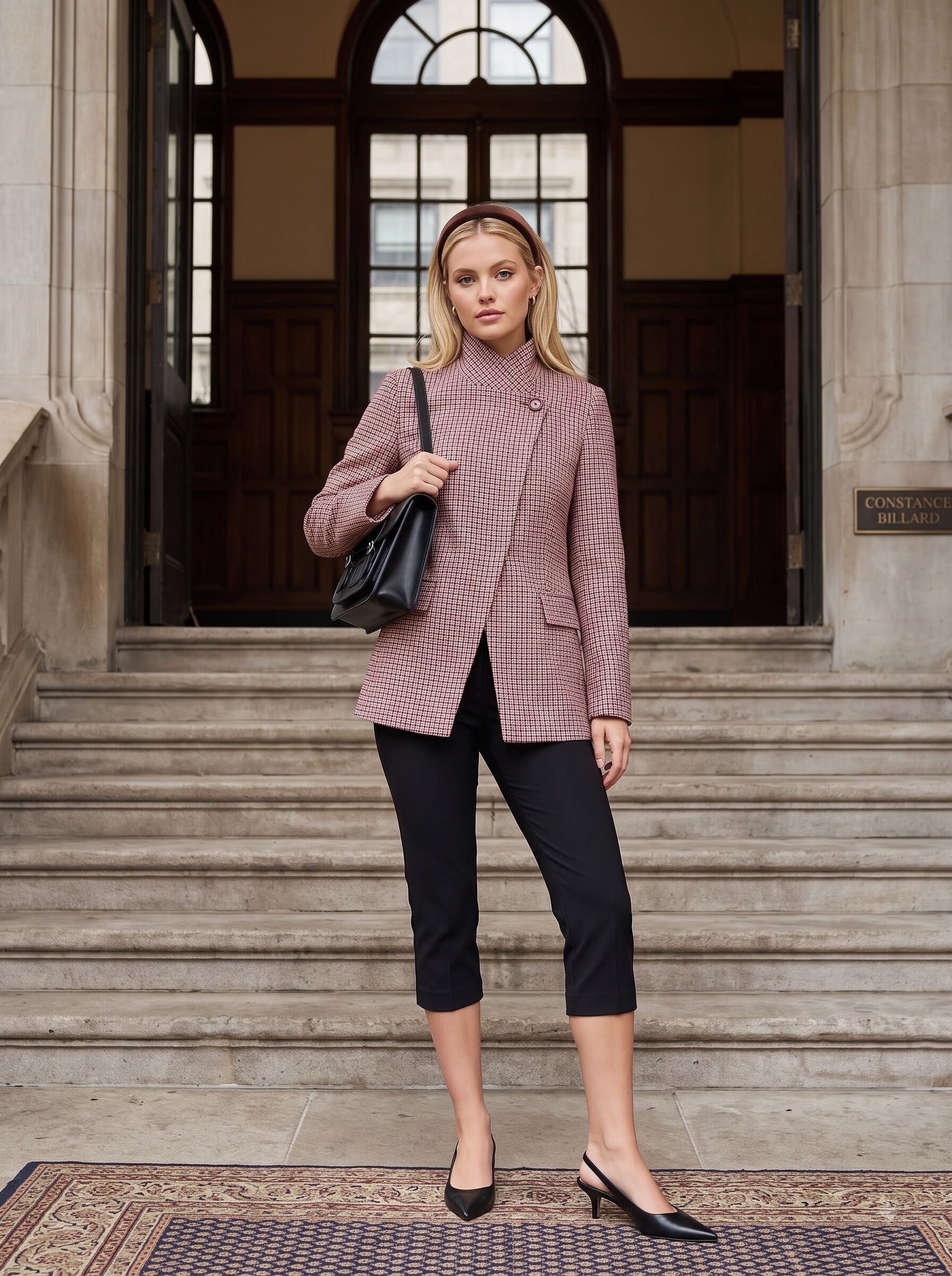 Checkered Blazer i14488