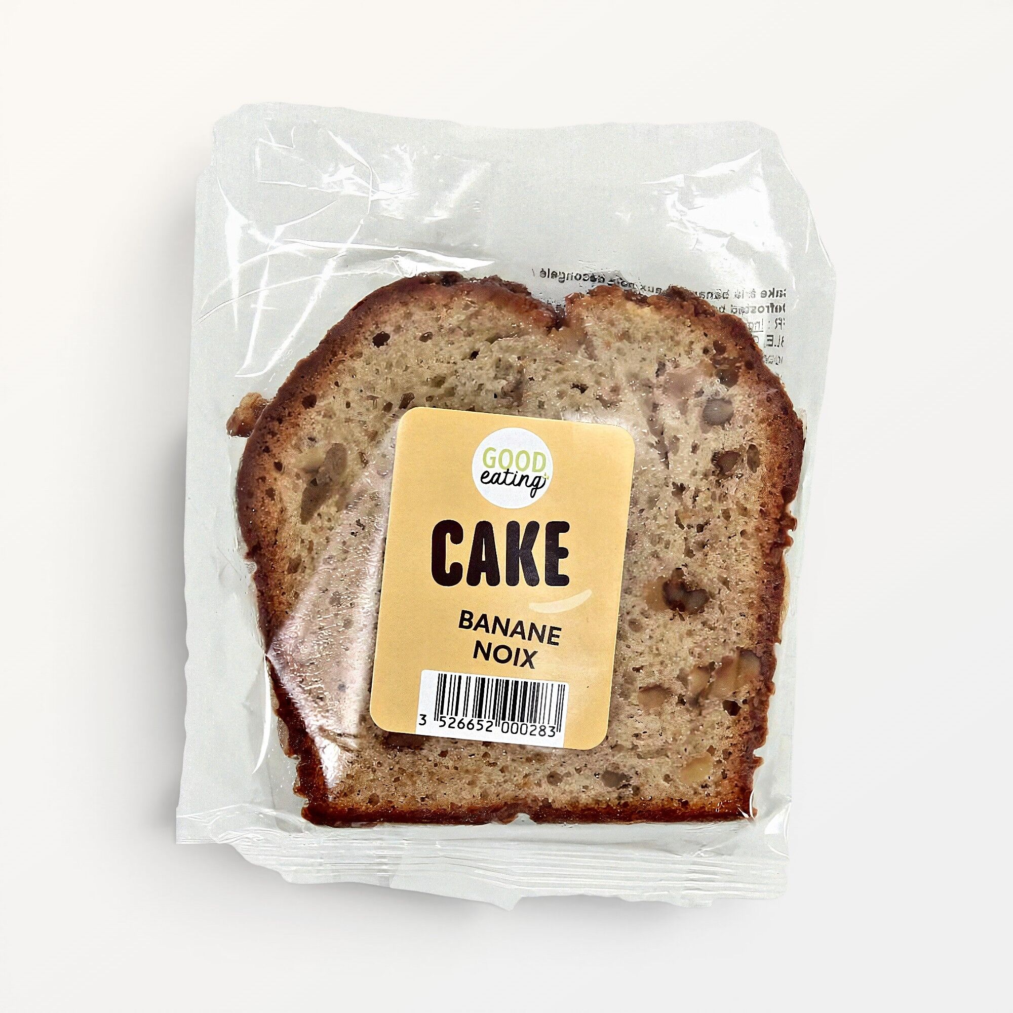 Slice of banana and walnut loaf cake 85g