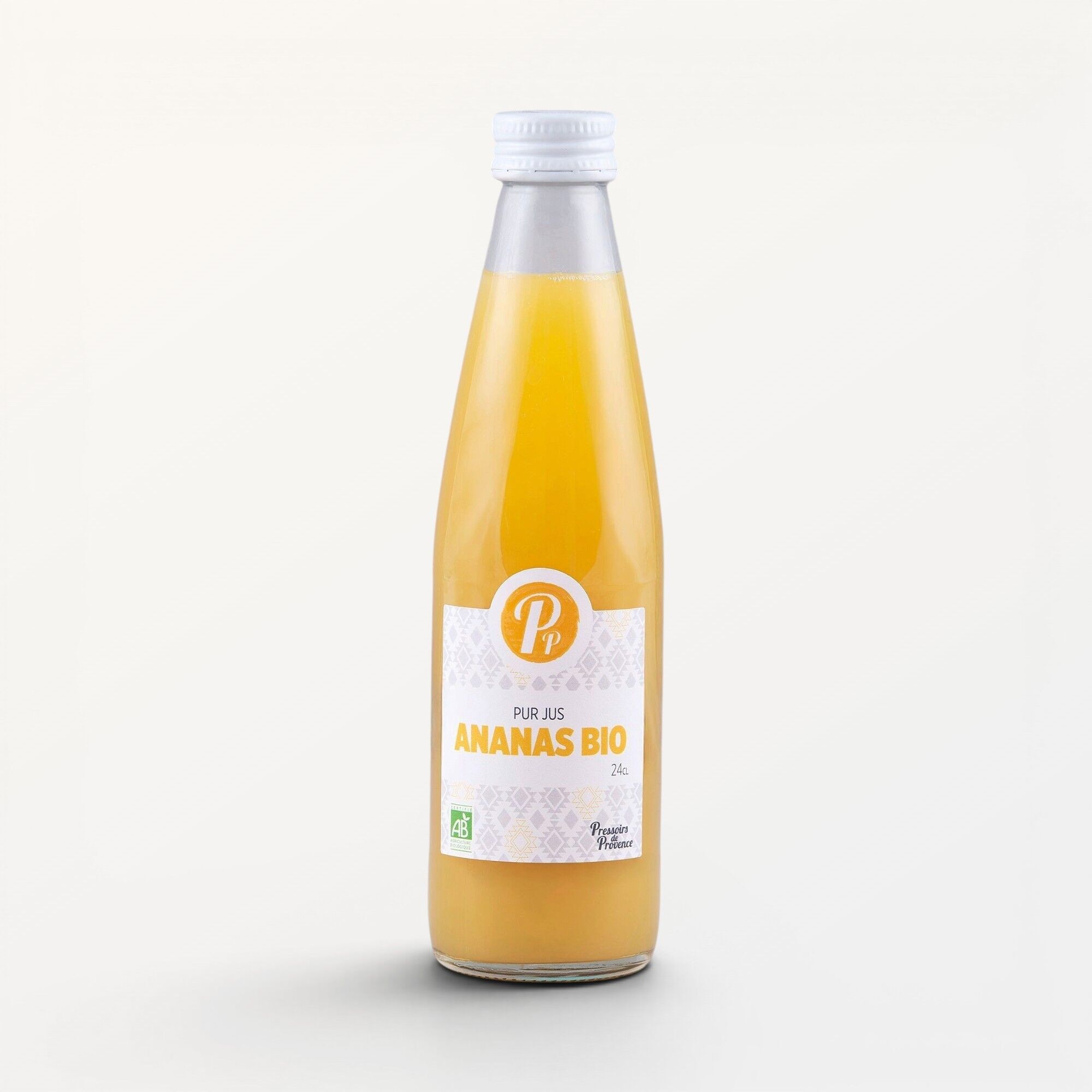 Fruit juice - Pure organic pineapple juice - 24cl - E474