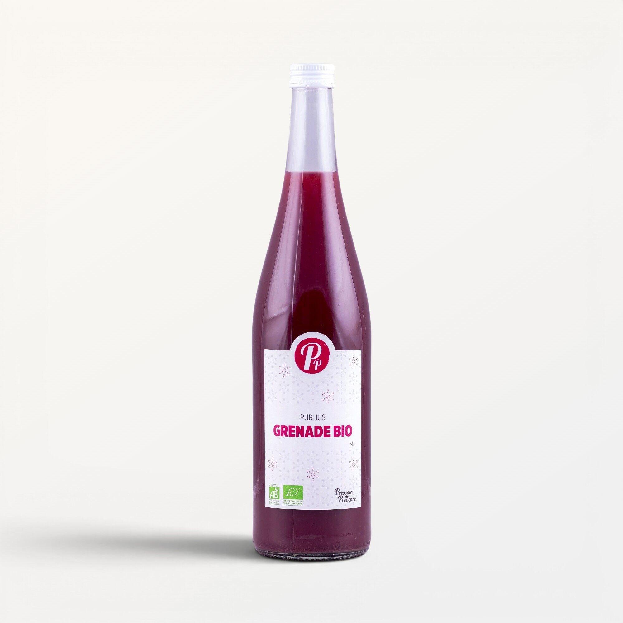 Fruit juice - Pure organic pomegranate juice - 74cl - E408