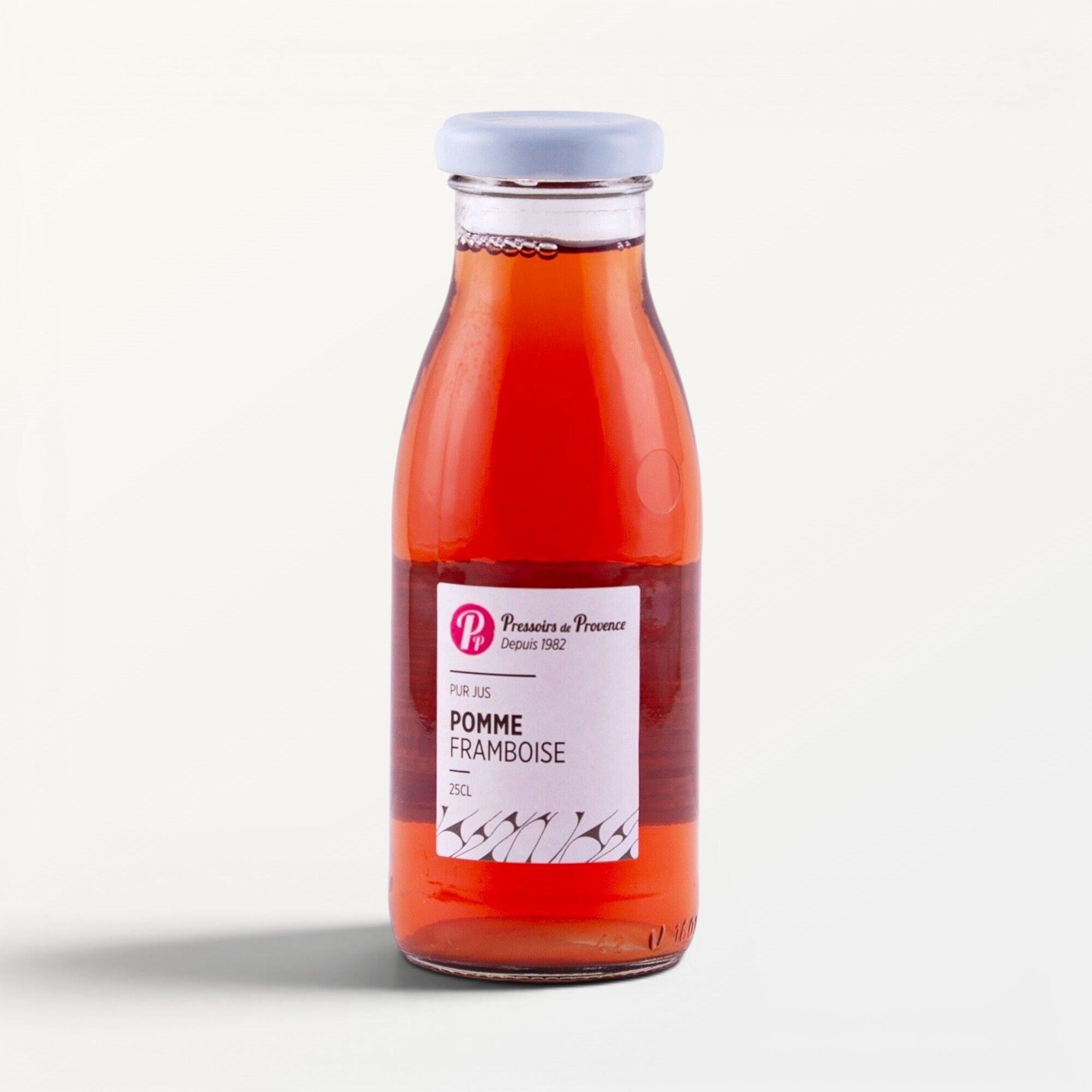 Jus de fruits - Pur jus de pomme framboise - 24cl - E74