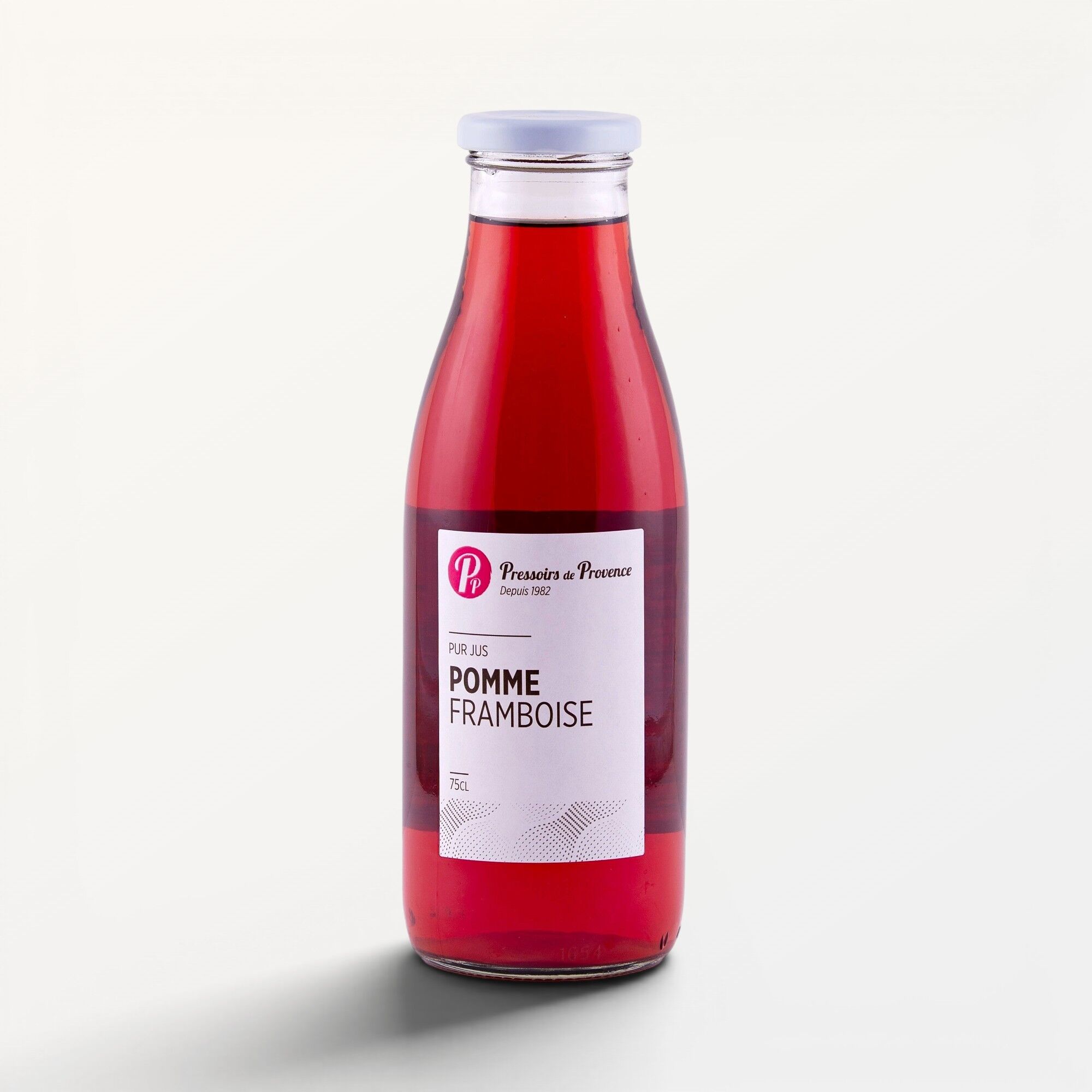 Jus de fruits - Pur jus de pomme framboise - 75cl - E33