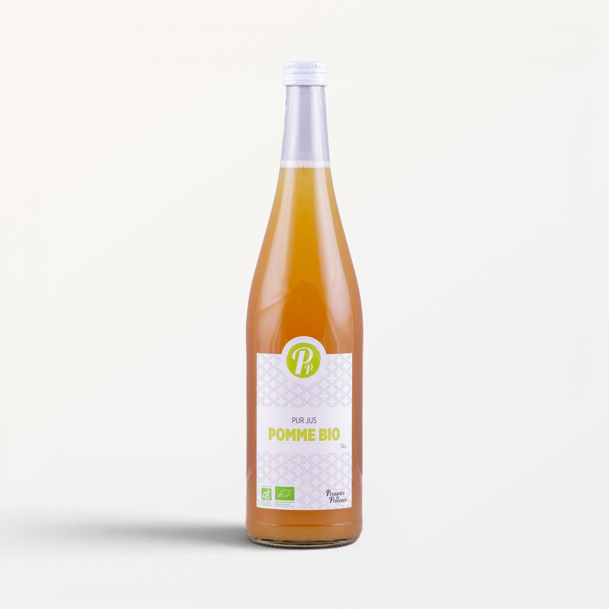 Jus de fruits - Pur jus de pomme Bio - 74cl - E400