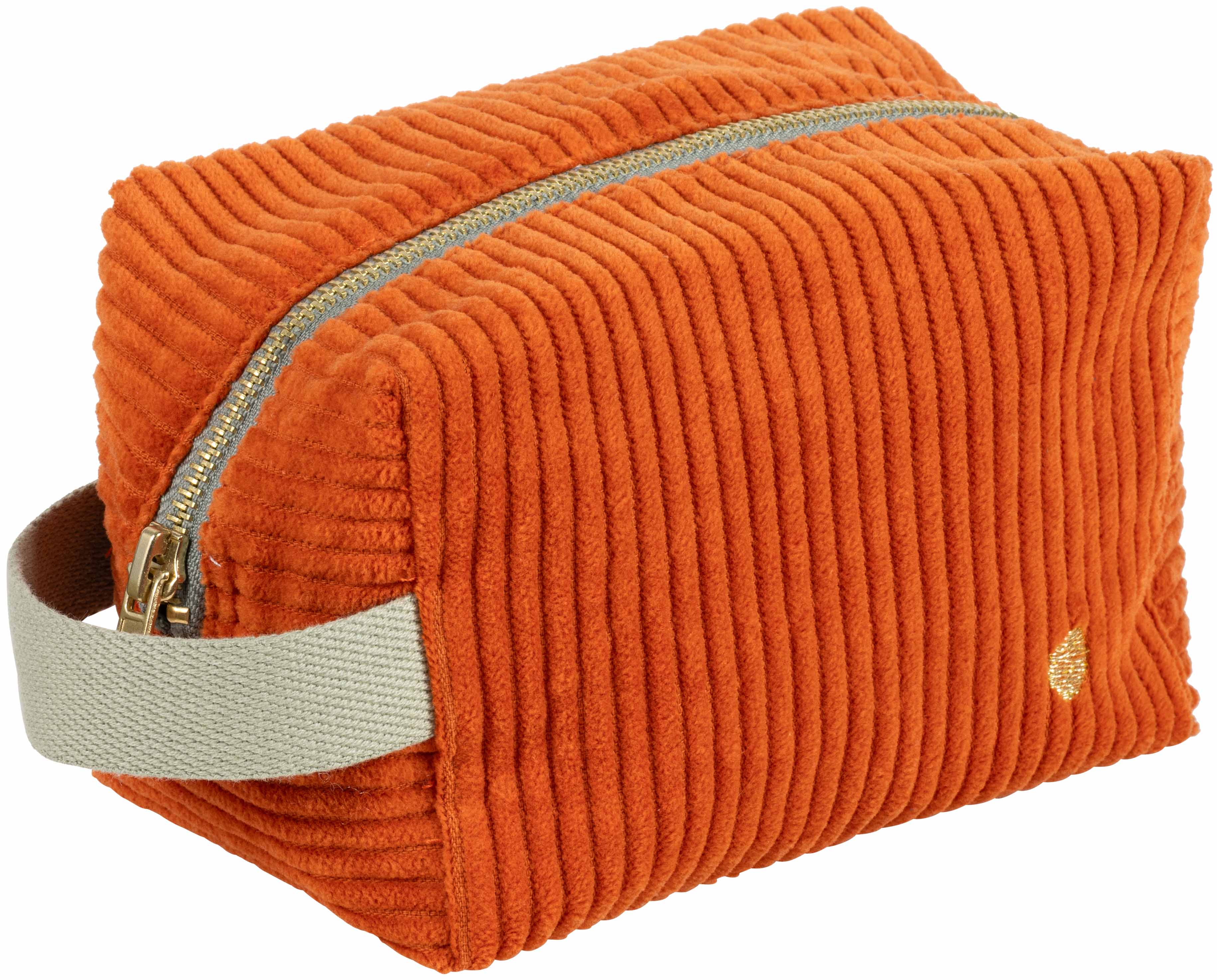 Trousse cube Loen Terracotta S 10 x 16 x 10