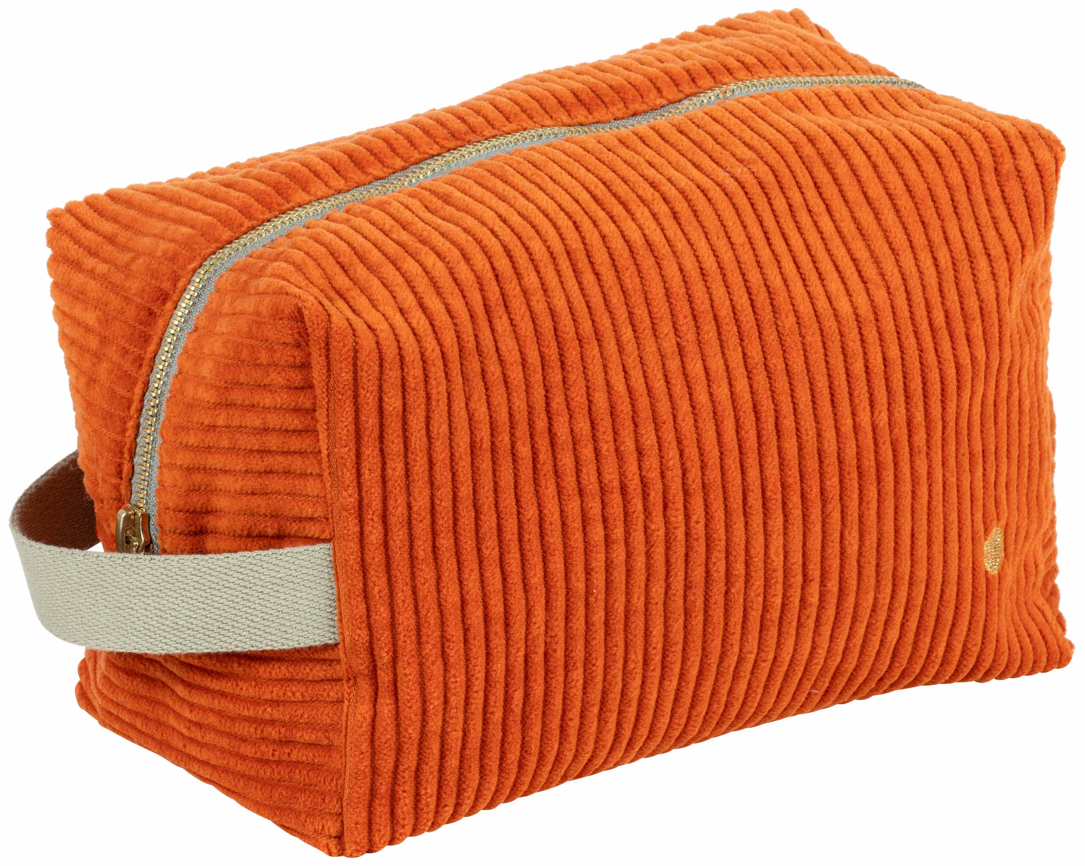 Trousse cube Loen Terracotta L 14 x 22 x 11