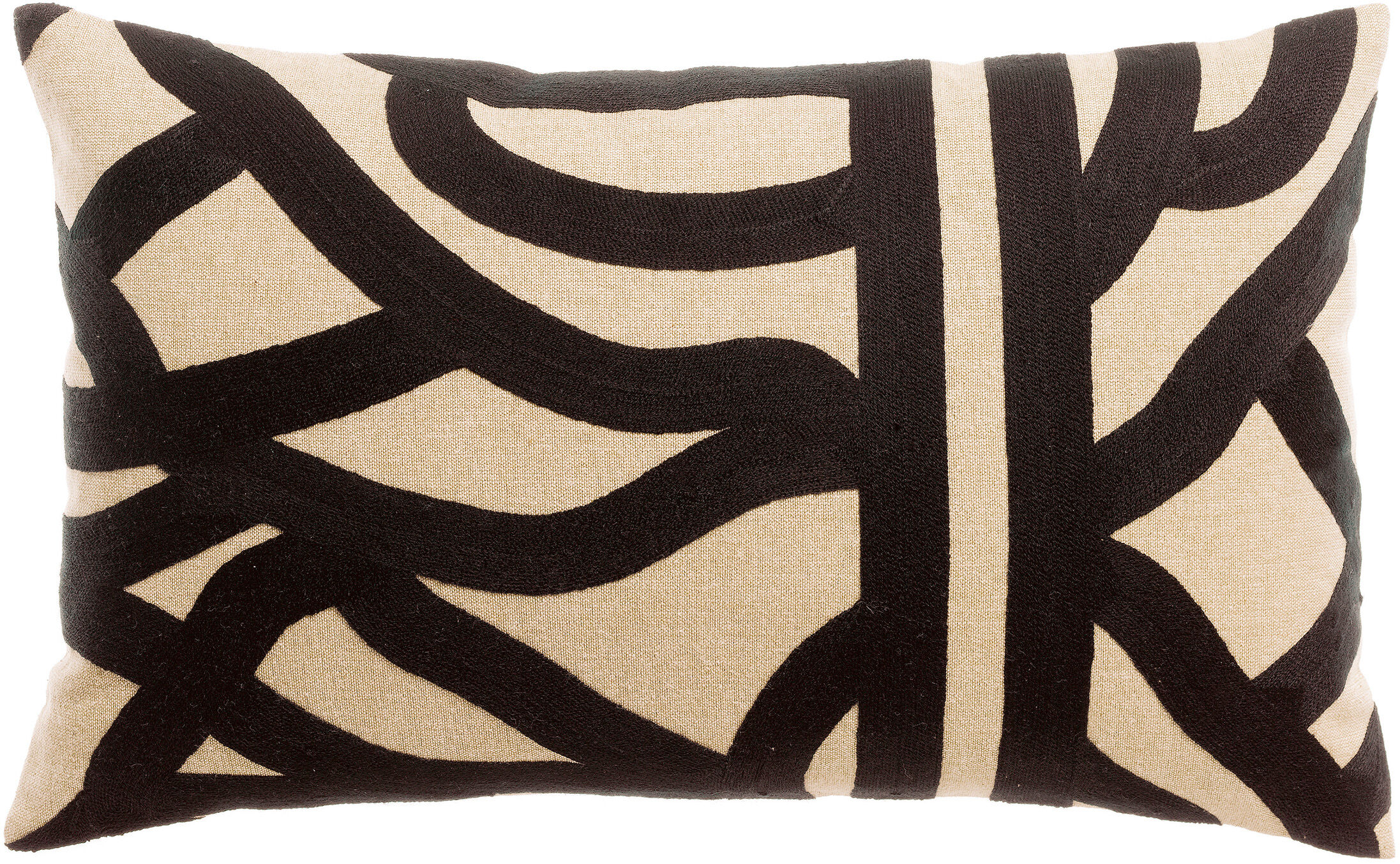 Coussin brodé Ezia Ombre 30 x 50