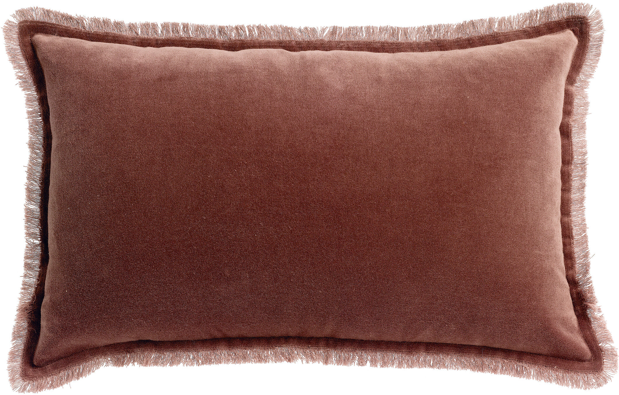 Coussin uni Fara Café 30 x 50