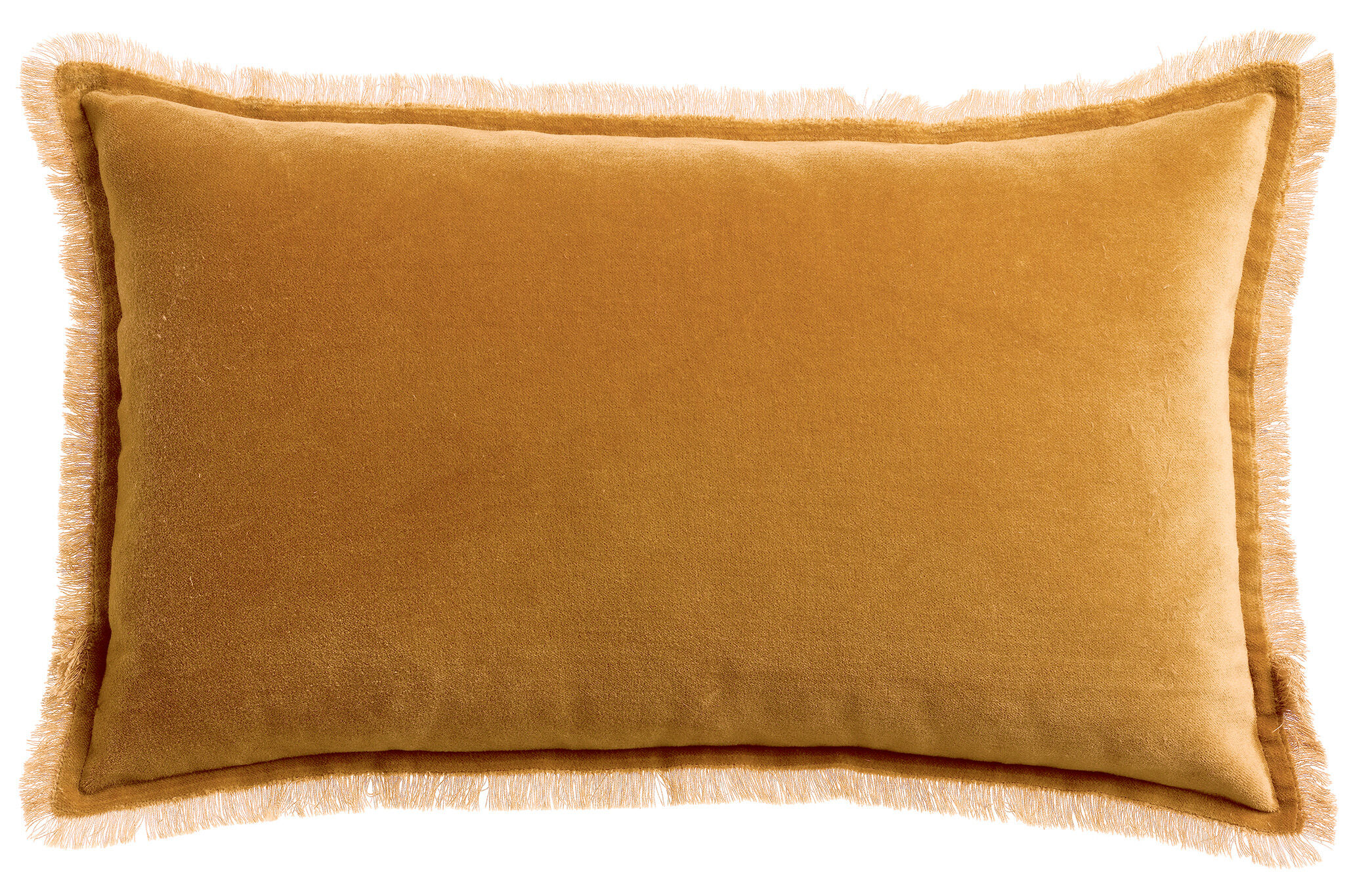 Coussin uni Fara Cannelle 30 x 50