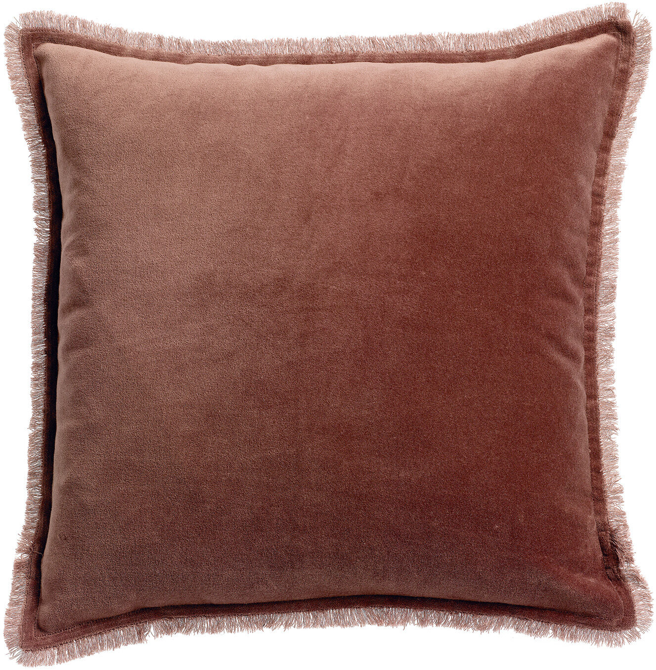 Coussin uni Fara Café 45 x 45