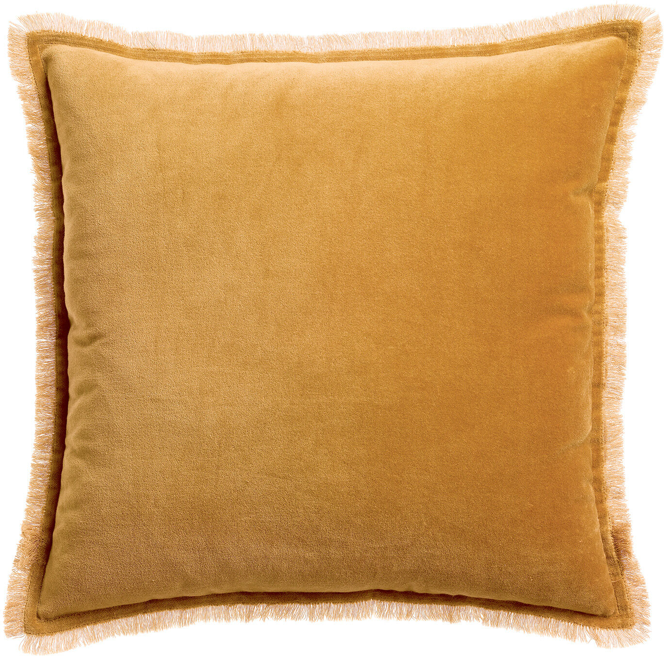 Coussin uni Fara Cannelle 45 x 45