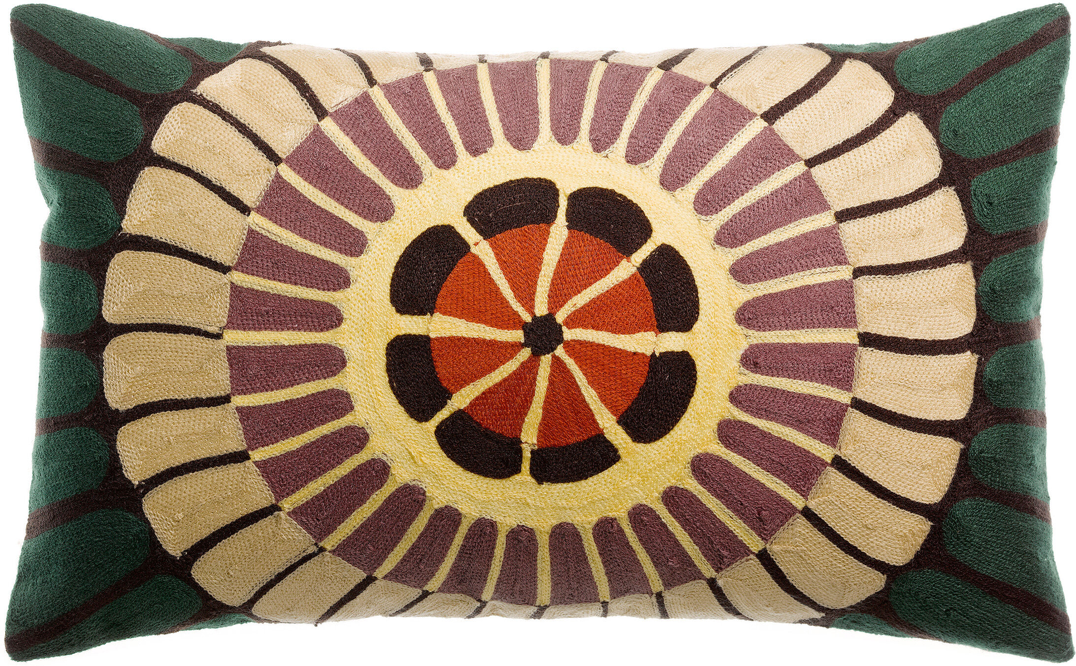 Coussin brodé Zeno Forêt 30 x 50