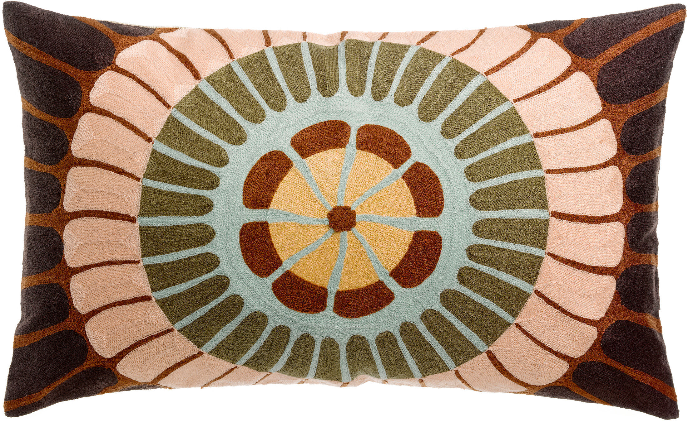 Coussin brodé Zeno Forêt 40 x 65