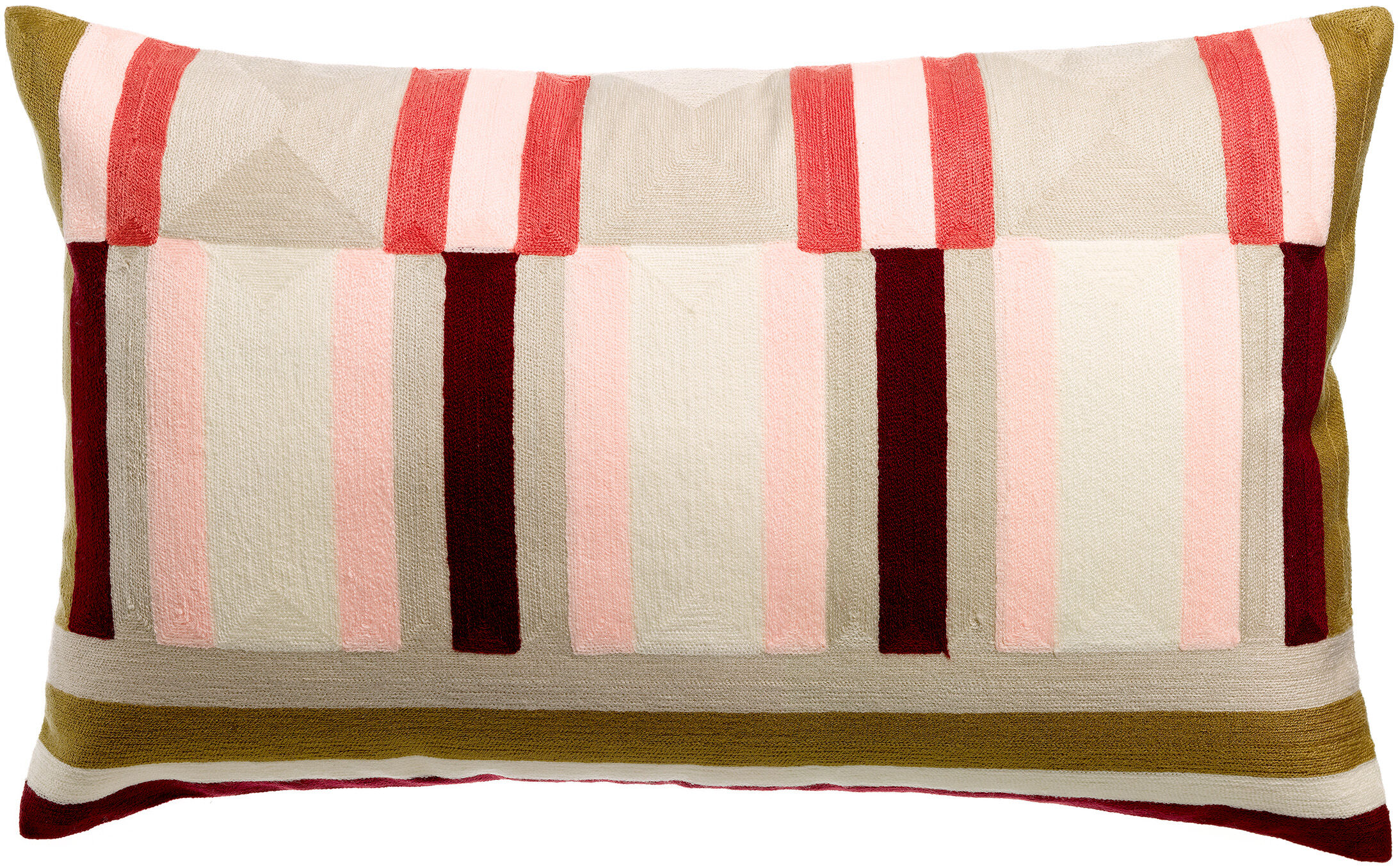 Coussin brodé Jason Mousse 40 x 65