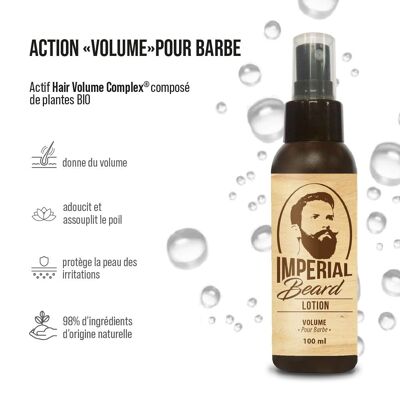 Loción voluminizadora para barba