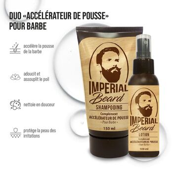 Trousse - accélération de la pousse: barbe et cheveux / cadeau spécial Fête des Pères 3