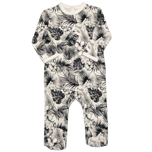 Pyjama - Tropical Black and White - 1 pièce