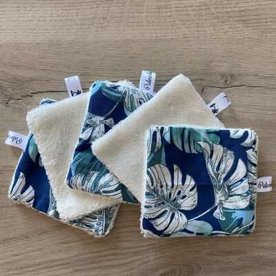 Washable and reusable "Océane" wipes