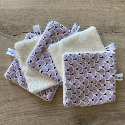 Washable and reusable "Assia" wipes